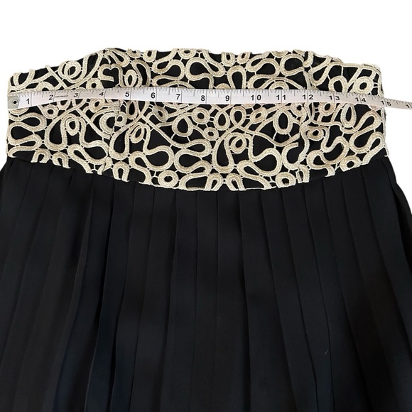Lilly Pulitzer Strapless Black & Gold Formal Dress Size 4 - Picture 8 of 10